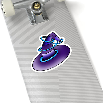 Purple Witch Hat Sticker