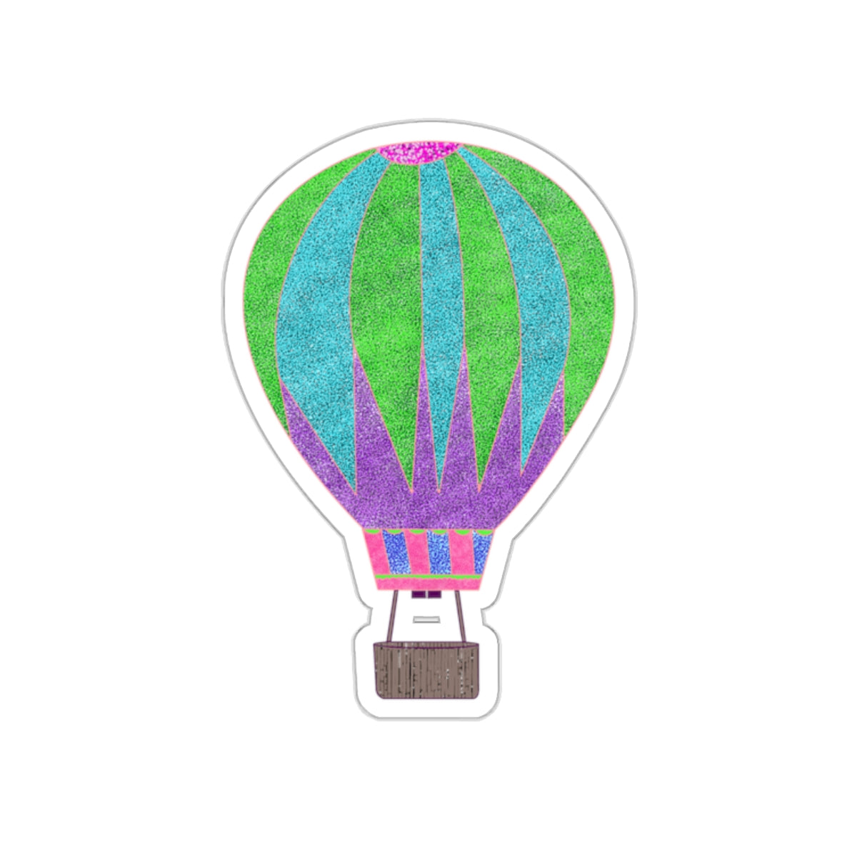 Hot Air Balloon Sticker