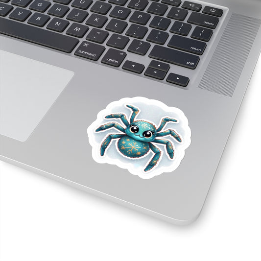 Christmas Black Widow Spider Sticker