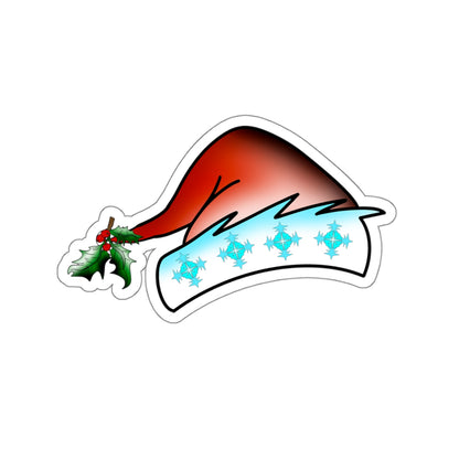 Santa Hat Christmas Stickers