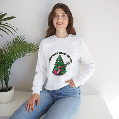 Christmas Makes Me Cry Cozy Christmas Sweater