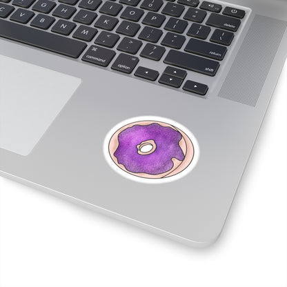 Purple Donut Sticker