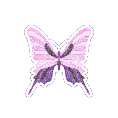 Purple Butterfly Sticker