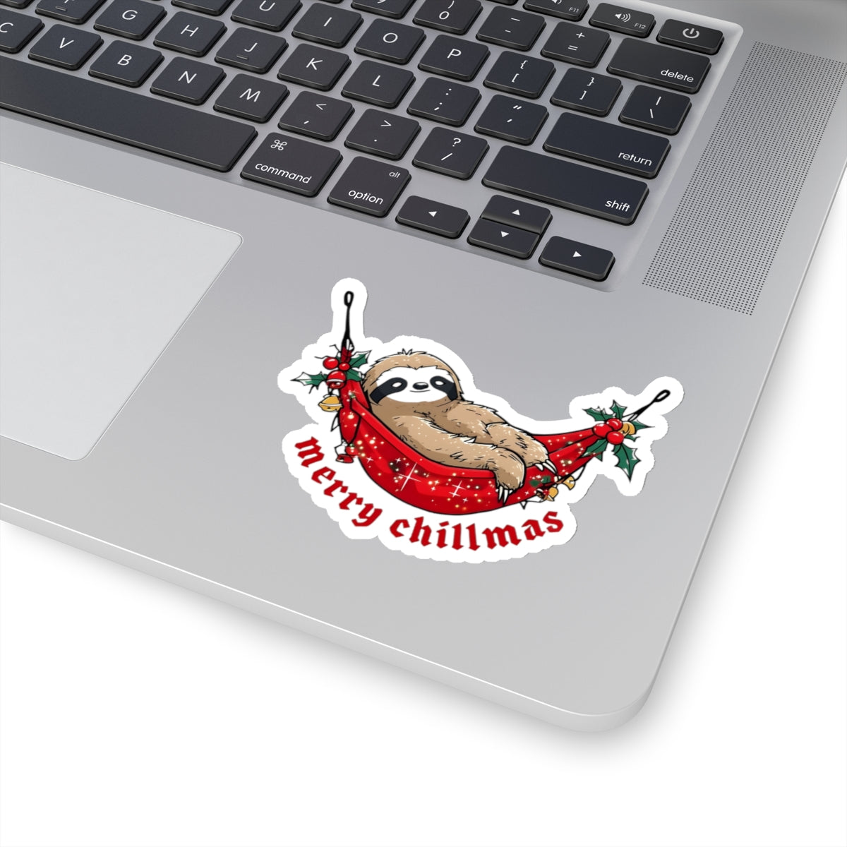 Cozy Christmas Sloth Sticker