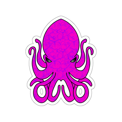 Pink Marble Octopus Sticker