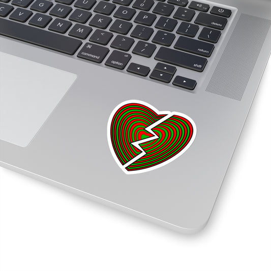 Grinch Heart Breaker Christmas Sticker