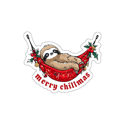 Cozy Christmas Sloth Sticker