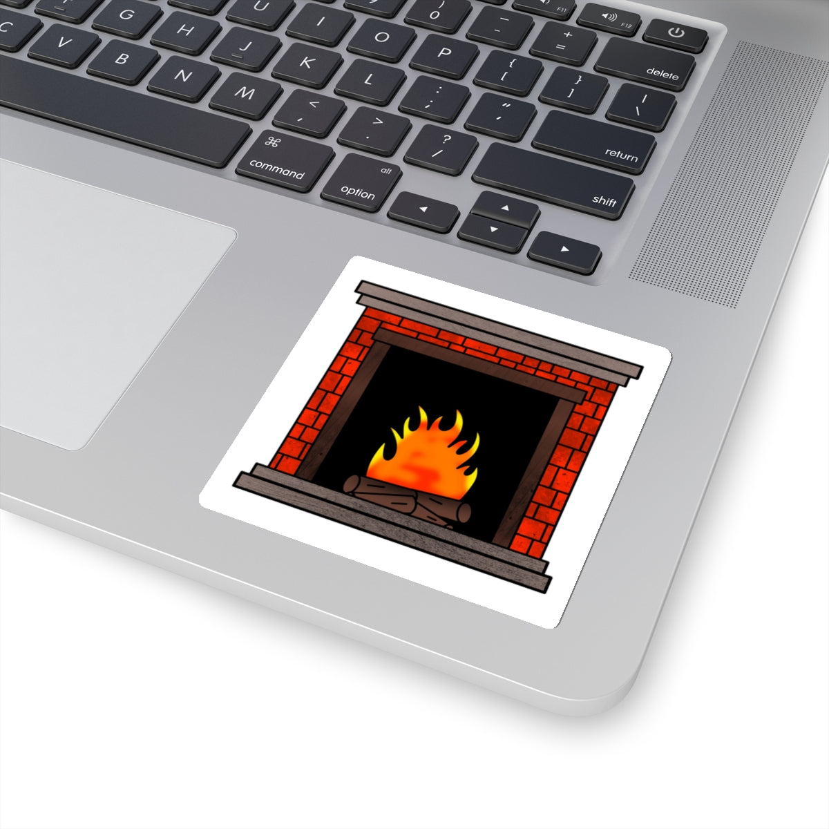 Christmas Fireplace Stickers