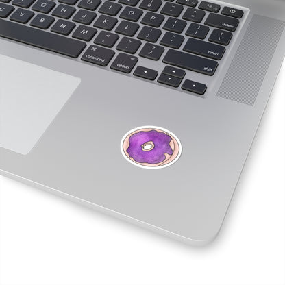 Purple Donut Sticker