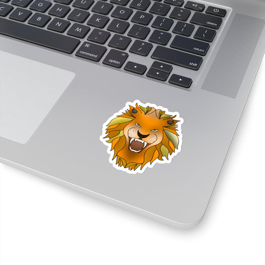 Lion Roaring Sticker