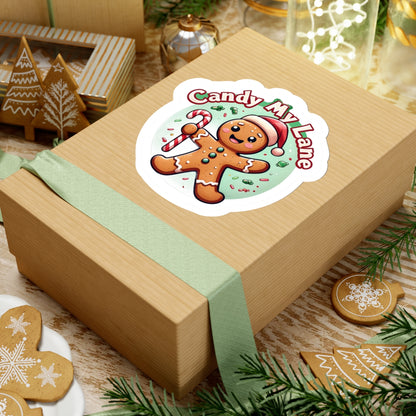 Holiday Candy My Lane  Christmas Sticker