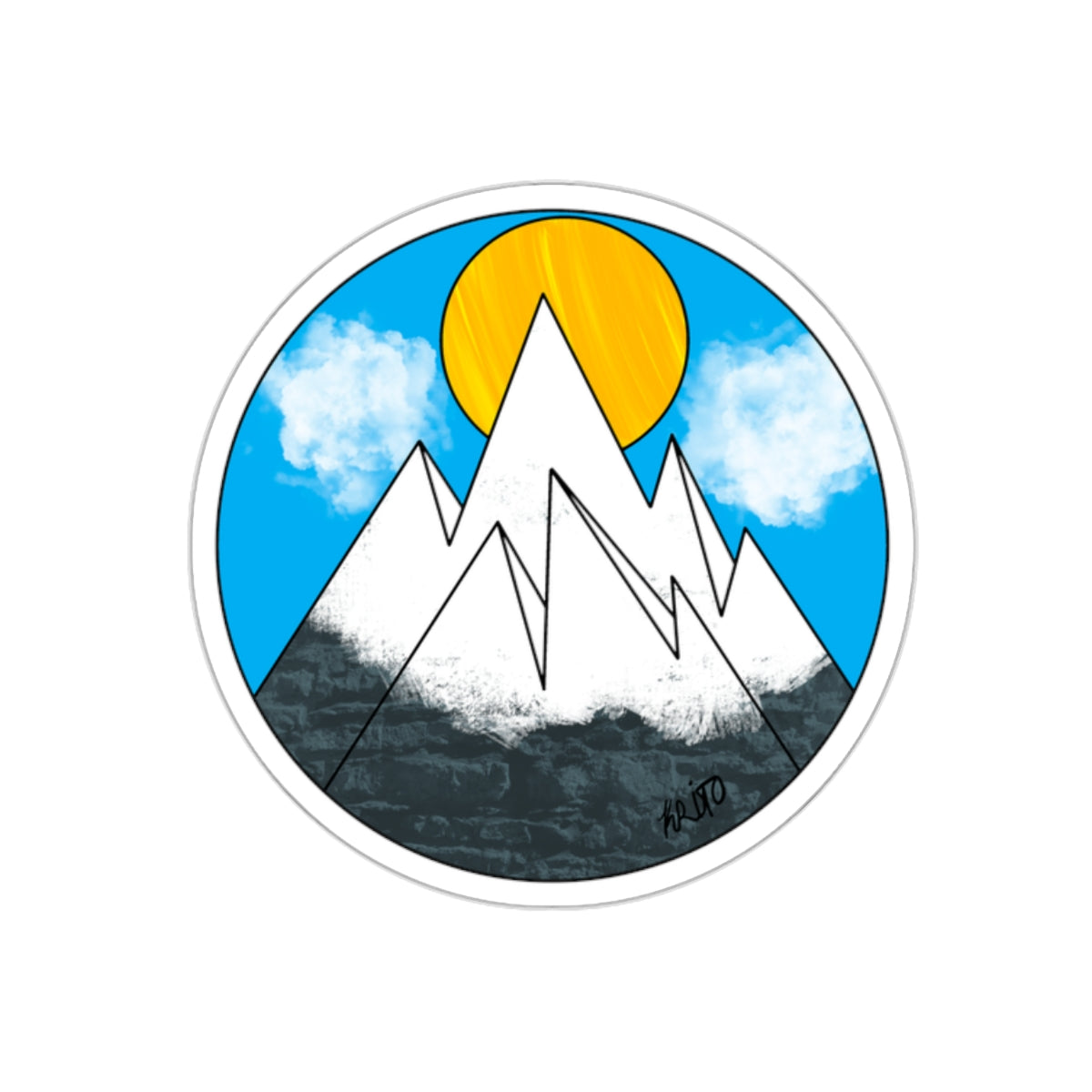 Mountain Sticker