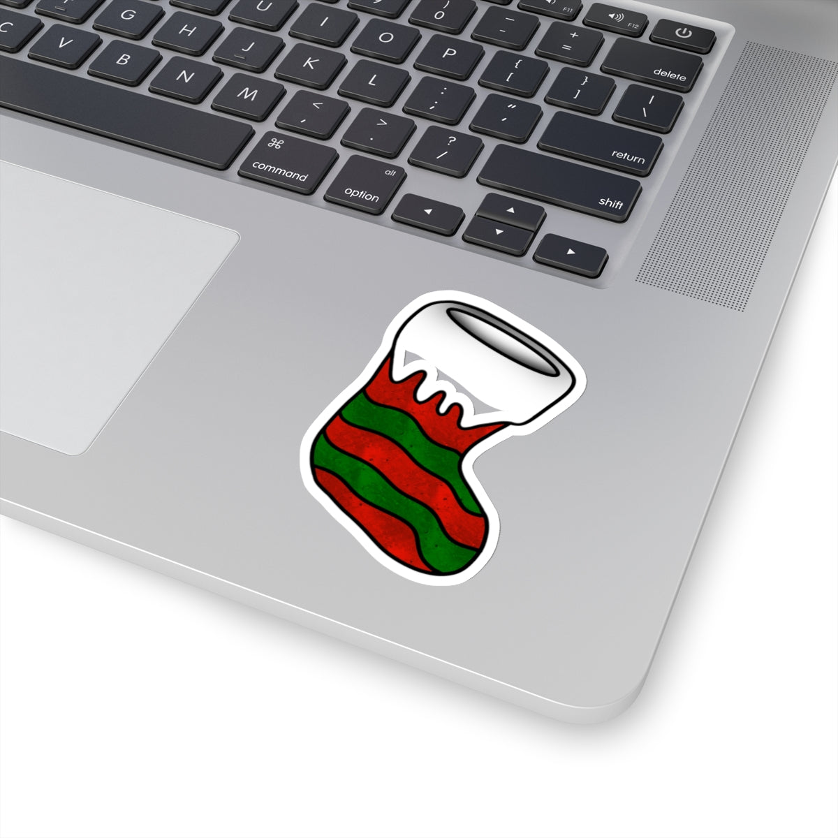 Red Christmas Stocking Sticker