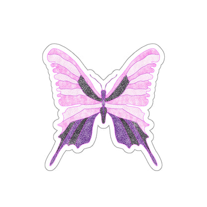 Purple Butterfly Sticker