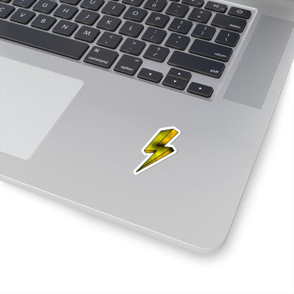 Yellow Lightning Sticker