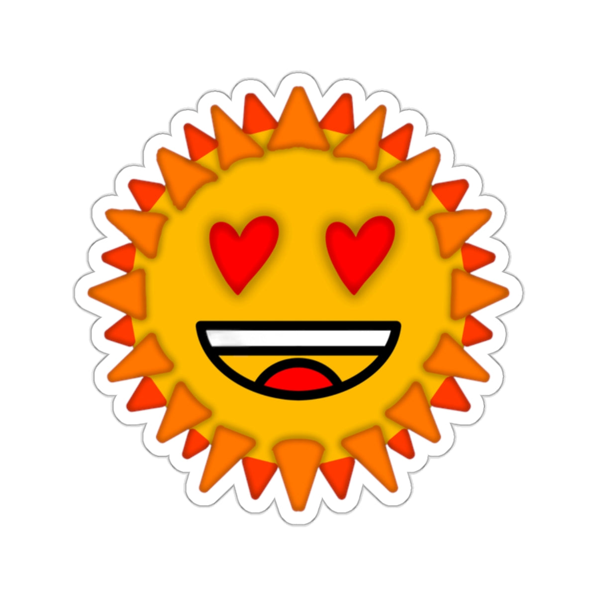 Lovey Dovey Sun Sticker