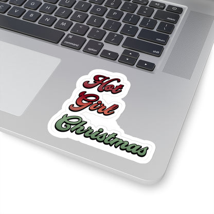 Hot Girl Christmas Sticker