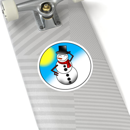 Snowman Christmas Sticker