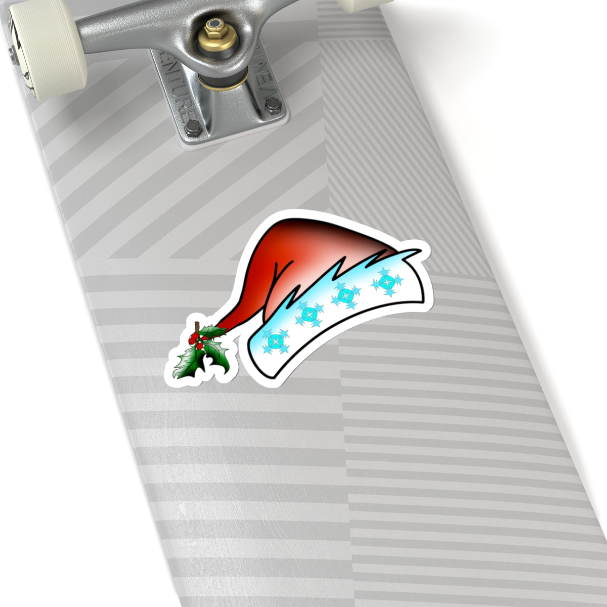 Santa Hat Christmas Stickers