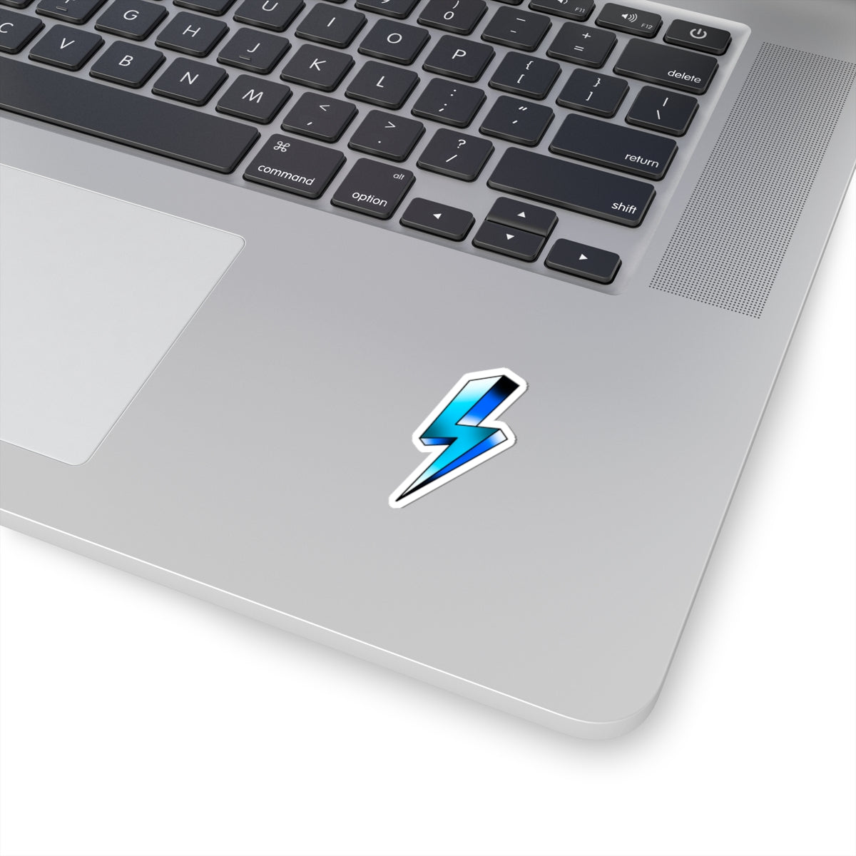 Blue Lightning Sticker