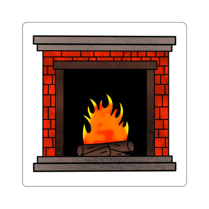 Christmas Fireplace Stickers