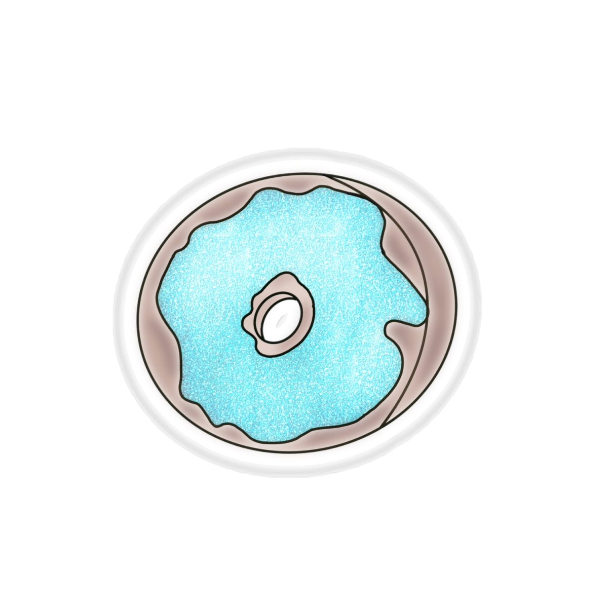 Blueberry Donut Sticker