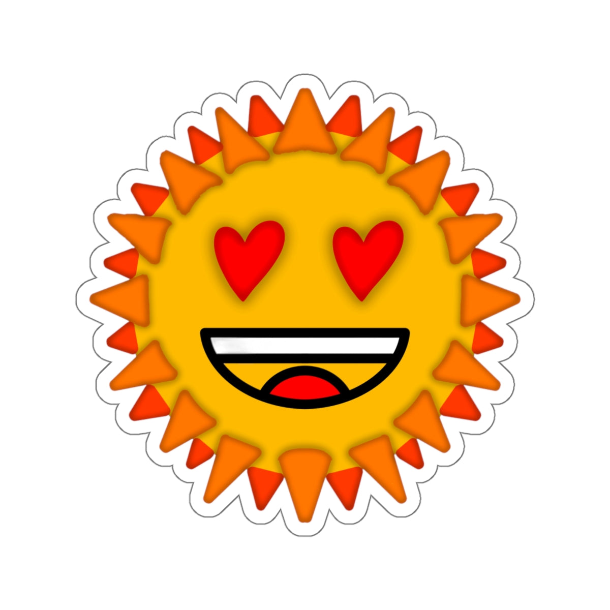 Lovey Dovey Sun Sticker