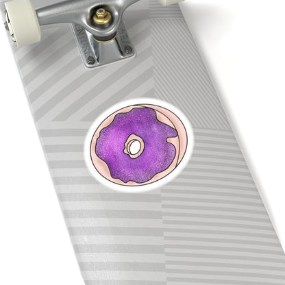 Purple Donut Sticker