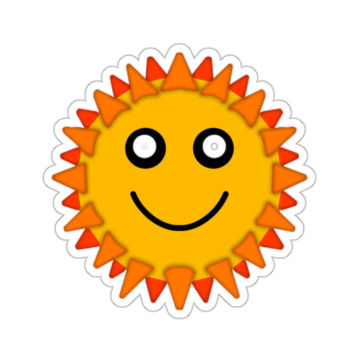 Smiley Sun Sticker