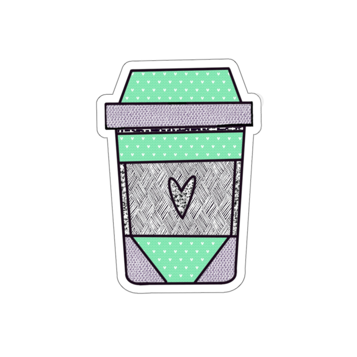 Green Coffee Sticker