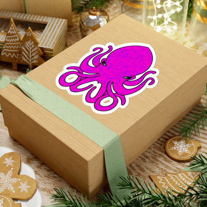 Pink Marble Octopus Sticker