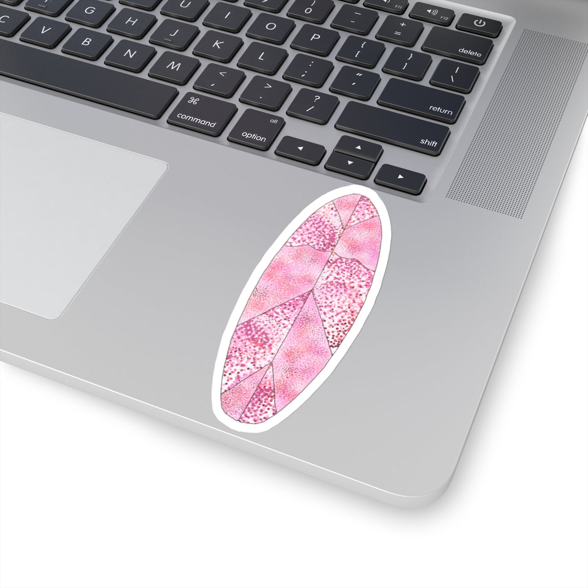 Pink Surf Board Sticker