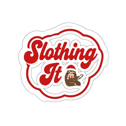 Slothing It Christmas Sticker