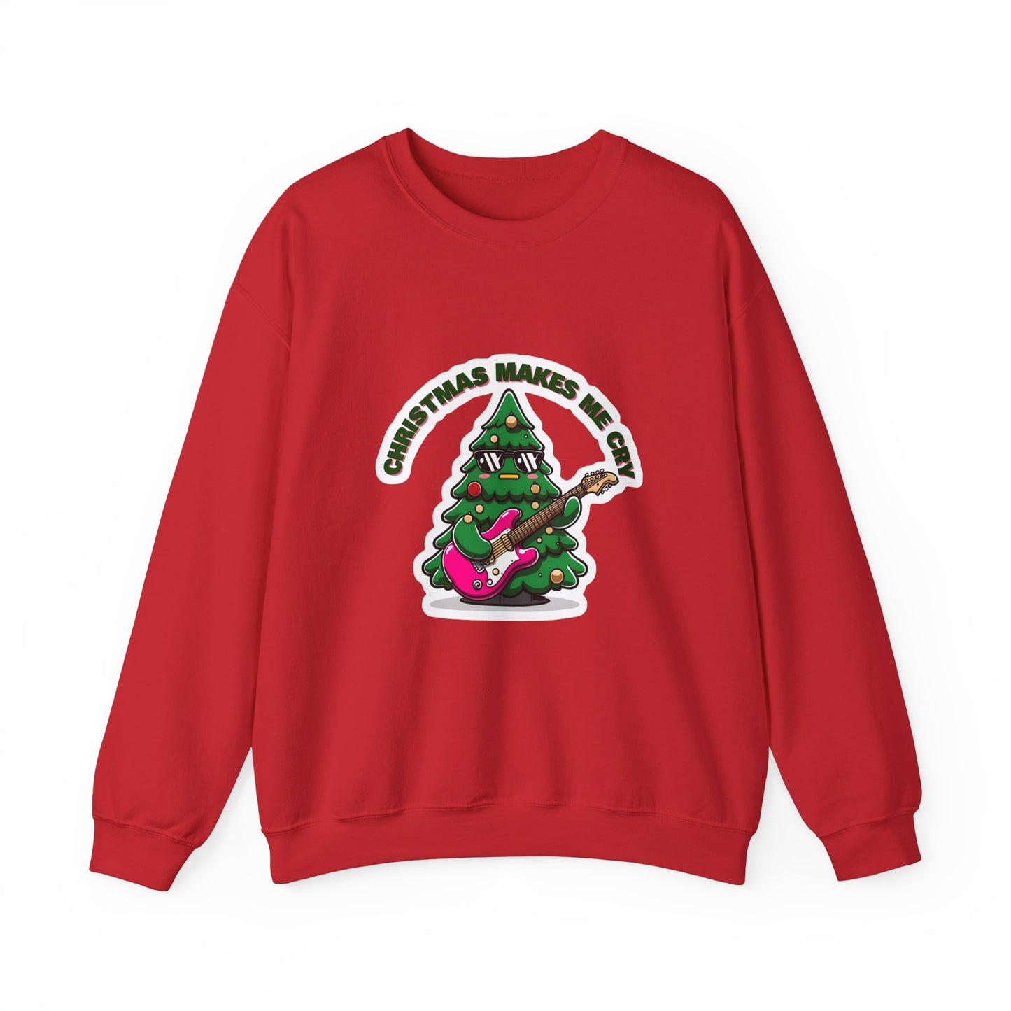 Christmas Makes Me Cry Cozy Christmas Sweater