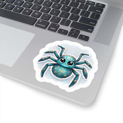 Christmas Black Widow Spider Sticker