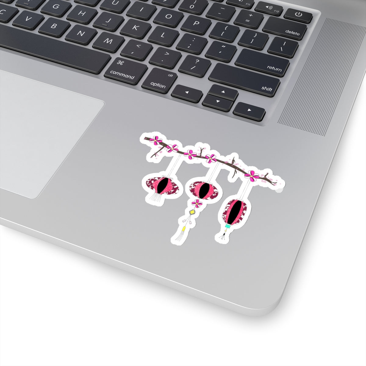 Cherry Blossom Lantern Sticker