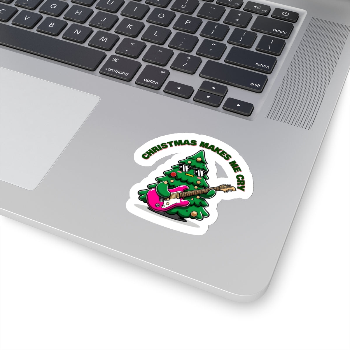 Christmas Makes Me Cry Holiday Sticker