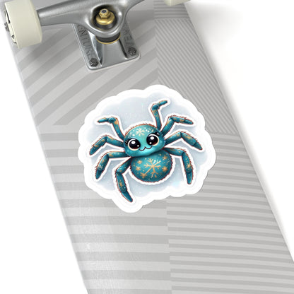 Christmas Black Widow Spider Sticker