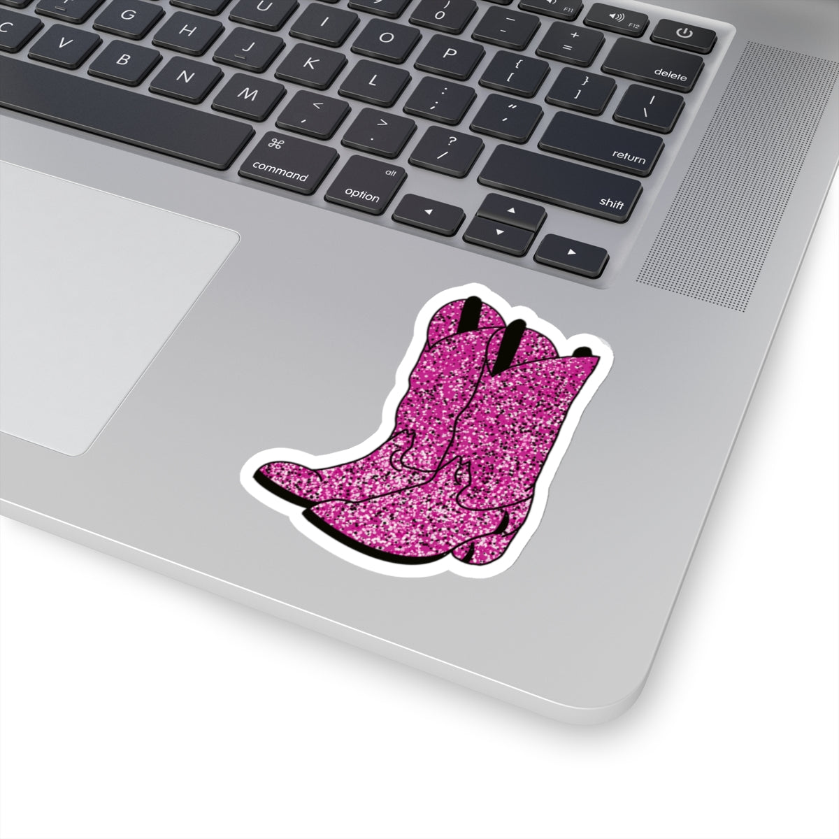 Pink Cowgirl Booties Sticker