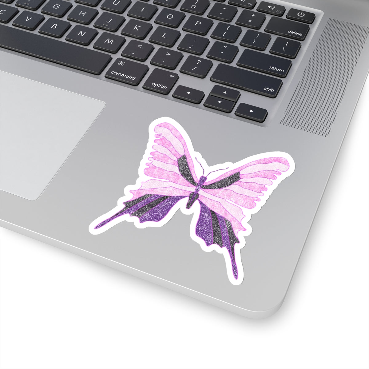 Purple Butterfly Sticker