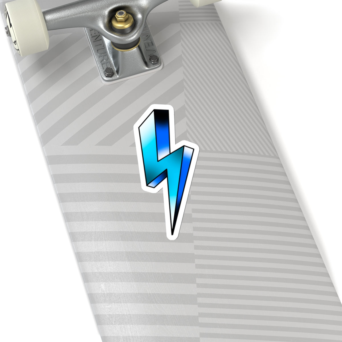 Blue Lightning Sticker