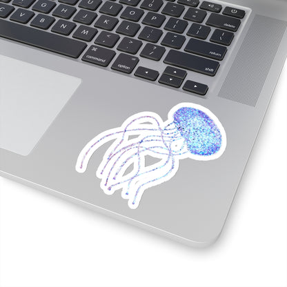 Blue Jellyfish Sticker