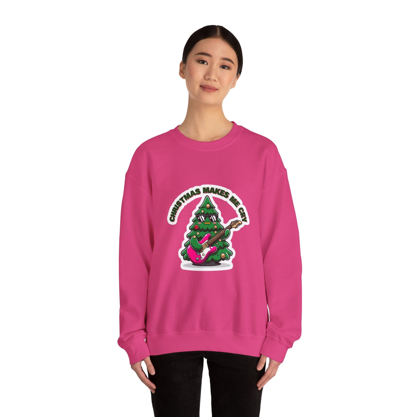 Christmas Makes Me Cry Cozy Christmas Sweater