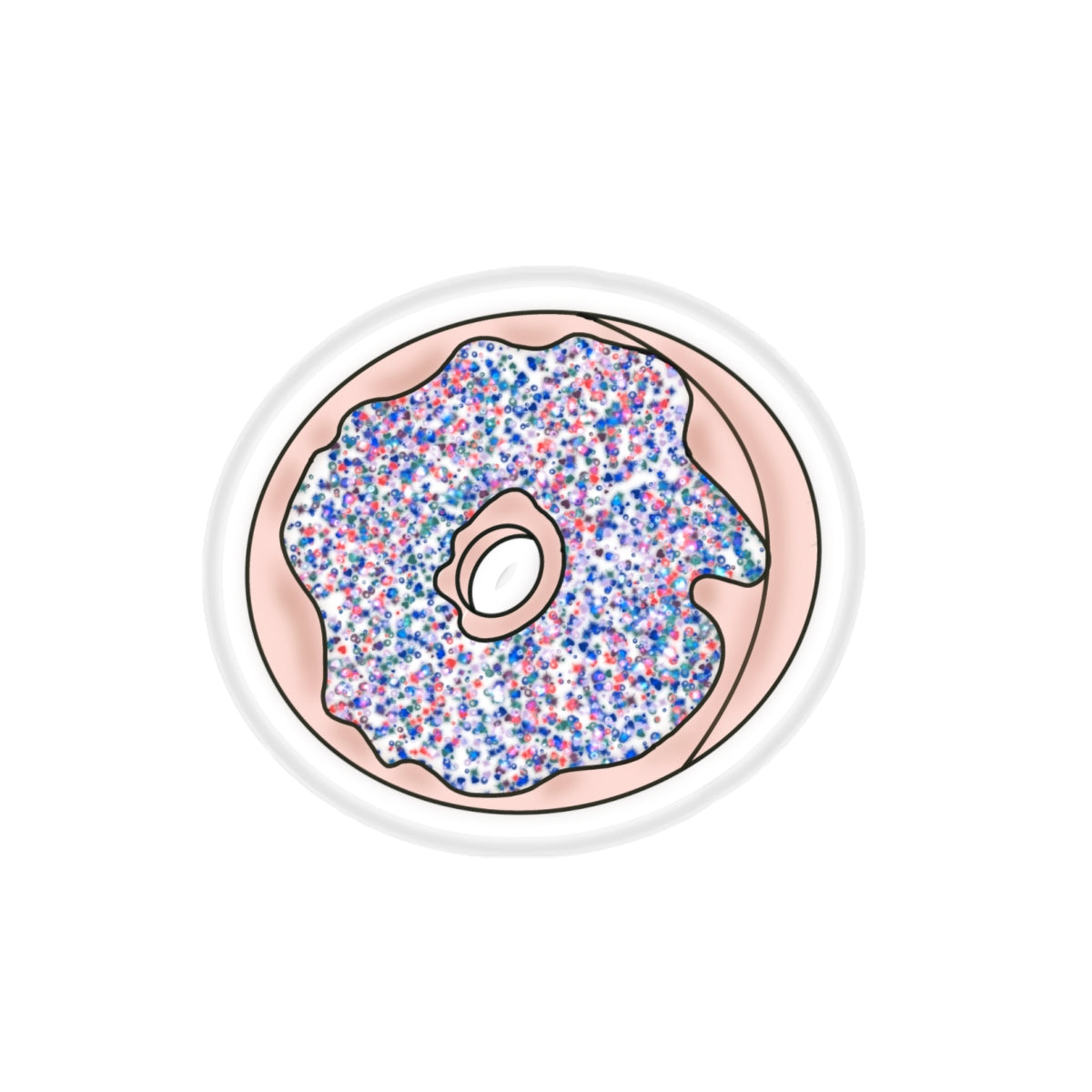 Sprinkle Donut Sticker