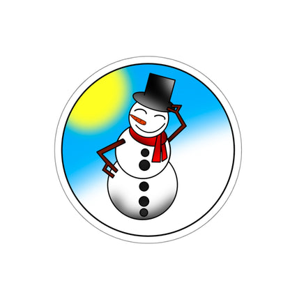 Snowman Christmas Sticker