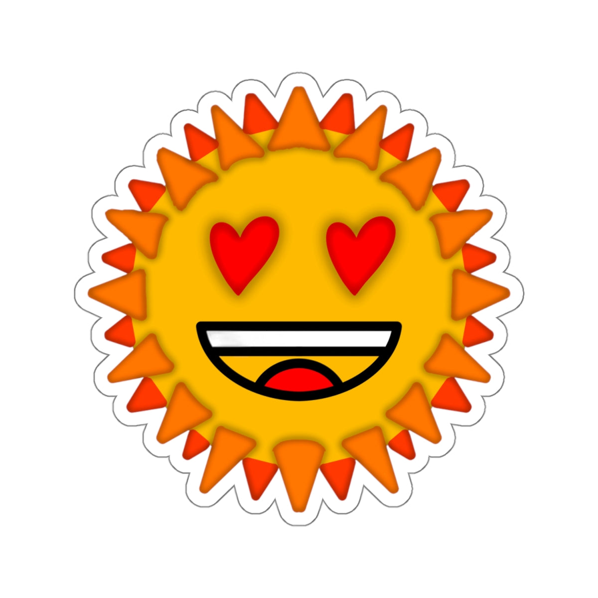 Lovey Dovey Sun Sticker