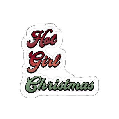 Hot Girl Christmas Sticker