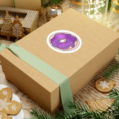 Purple Donut Sticker