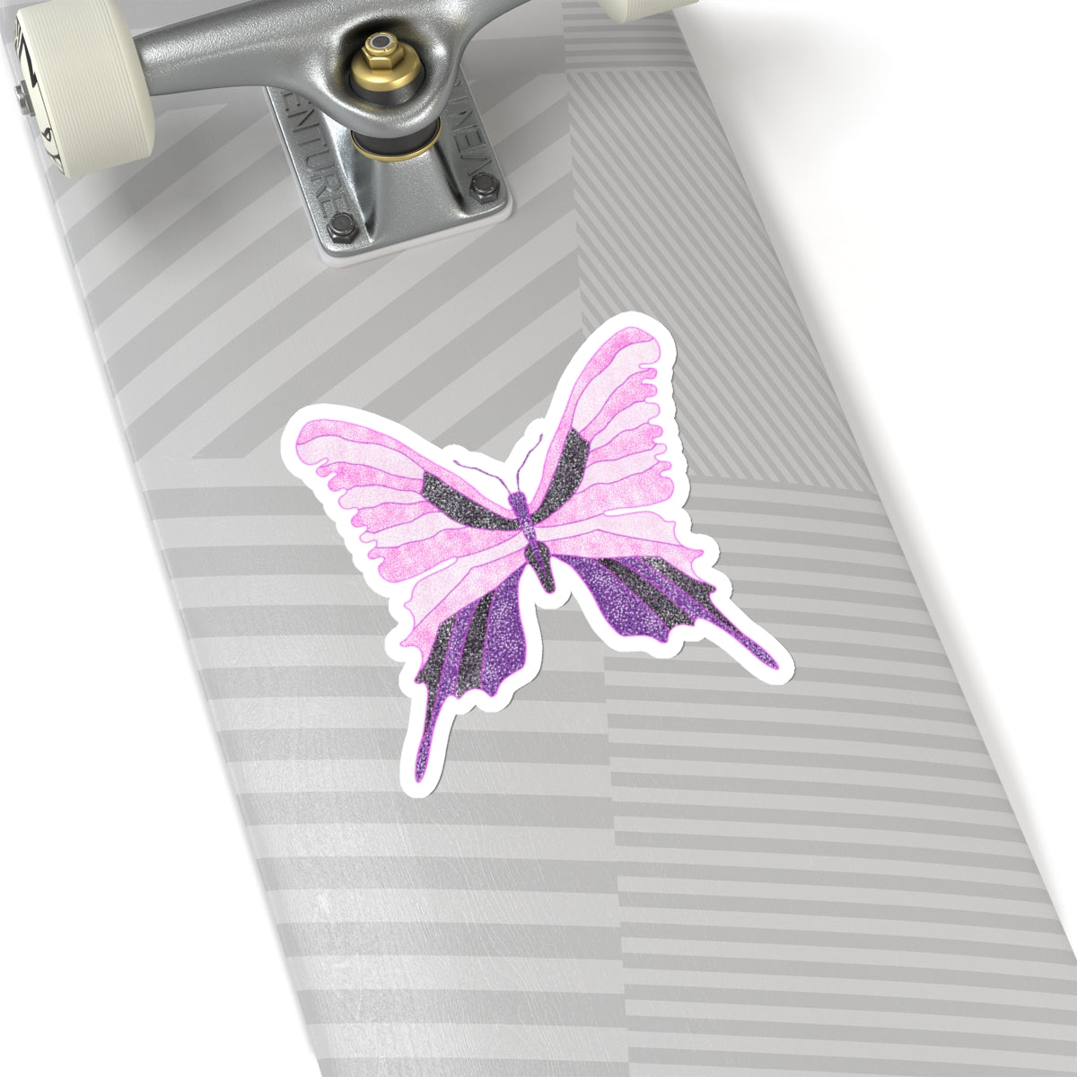 Purple Butterfly Sticker