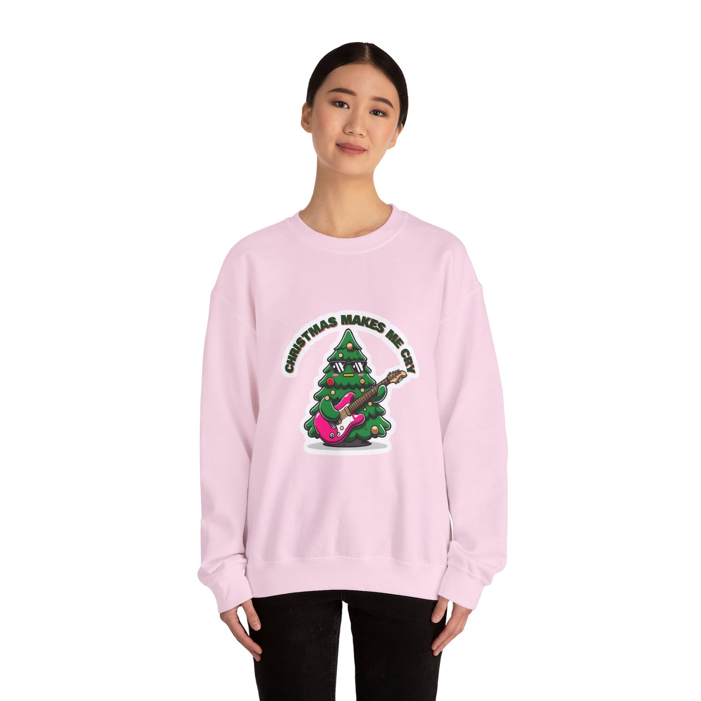 Christmas Makes Me Cry Cozy Christmas Sweater